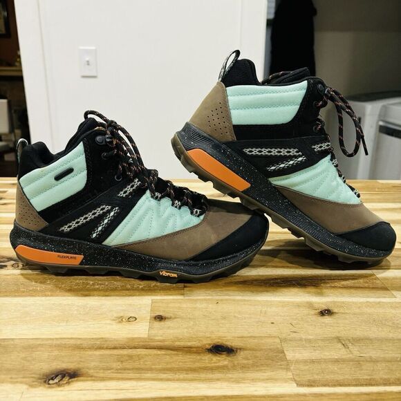 NEW Merrell x Unlikely Hiker J500105 Zion Mid Multicolor Hiking Boots Vibram - Picture 1 of 12